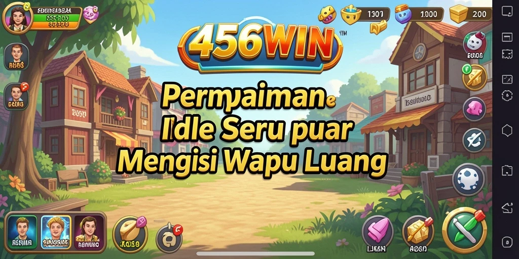 Tampilan gameplay <strong>456WIN</strong> yang menampilkan aksi santai dan strategi pengelolaan sumber daya.