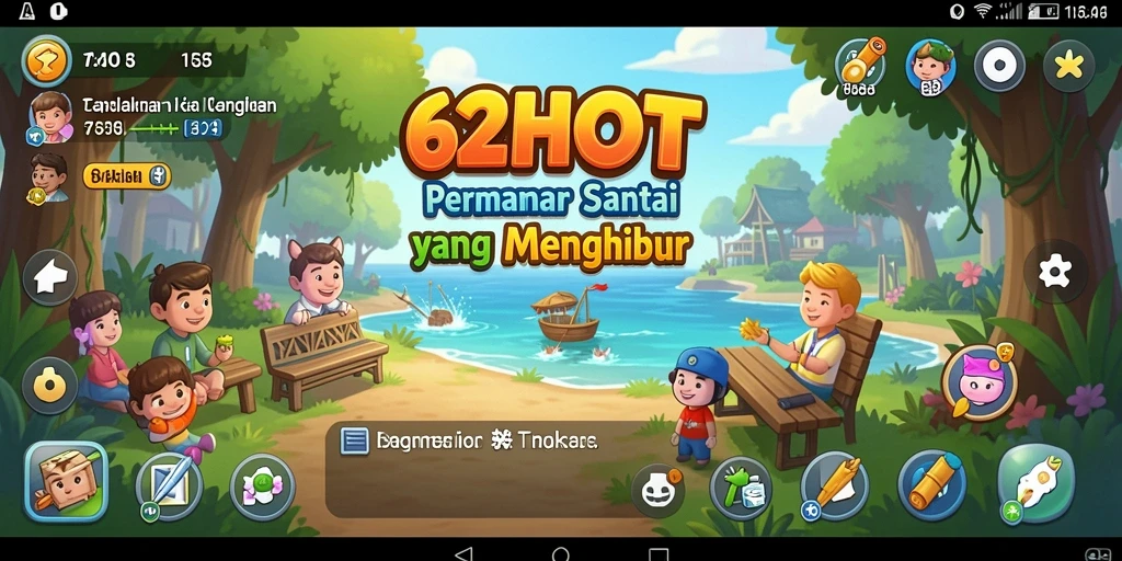 Screenshot utama 62HOT menampilkan gameplay yang seru dan menarik.