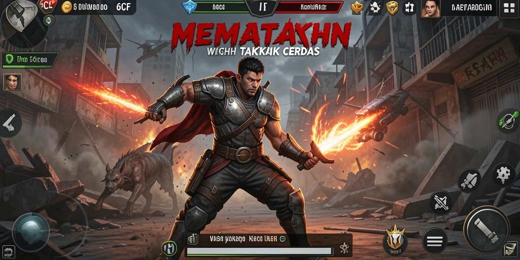 Screenshot gameplay 6CF menunjukkan aksi pertempuran yang mendebarkan.