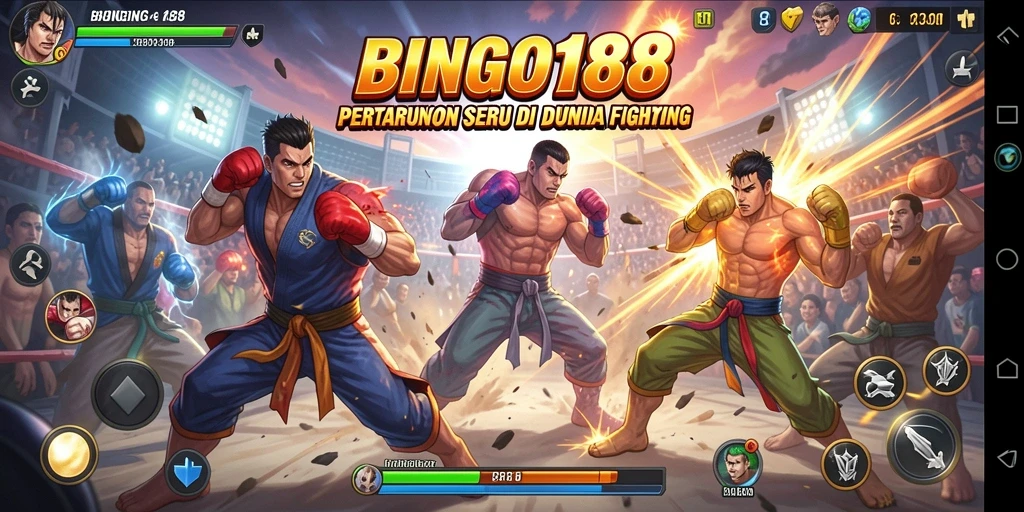 Tampilan gameplay BINGO188 dengan pertarungan yang seru.