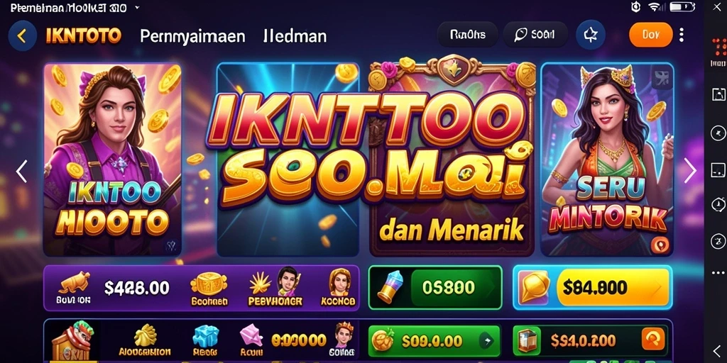 Tampilan menarik gameplay Slot IKNTOTO dengan efek visual yang memukau.