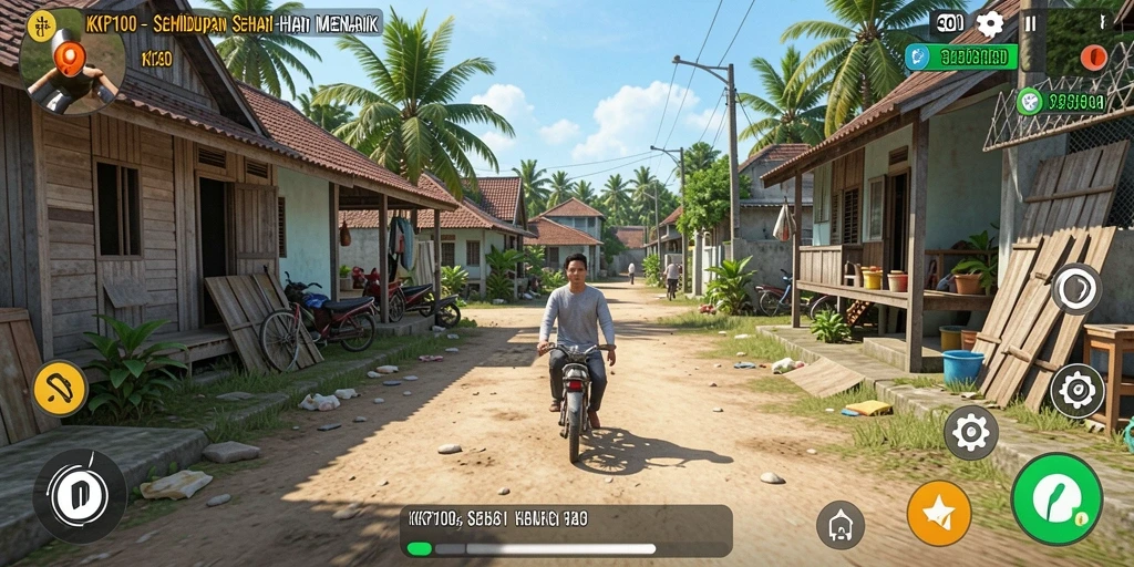 Tampilan gameplay KPK100 yang menarik dan mengasyikkan.