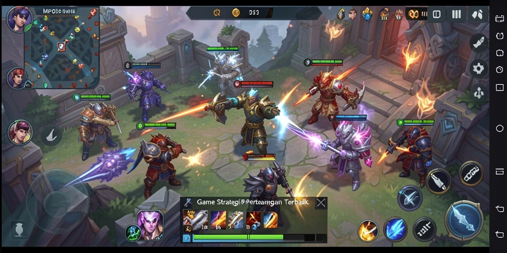 Screenshot utama MPOID menampilkan keseruan gameplay strategi.