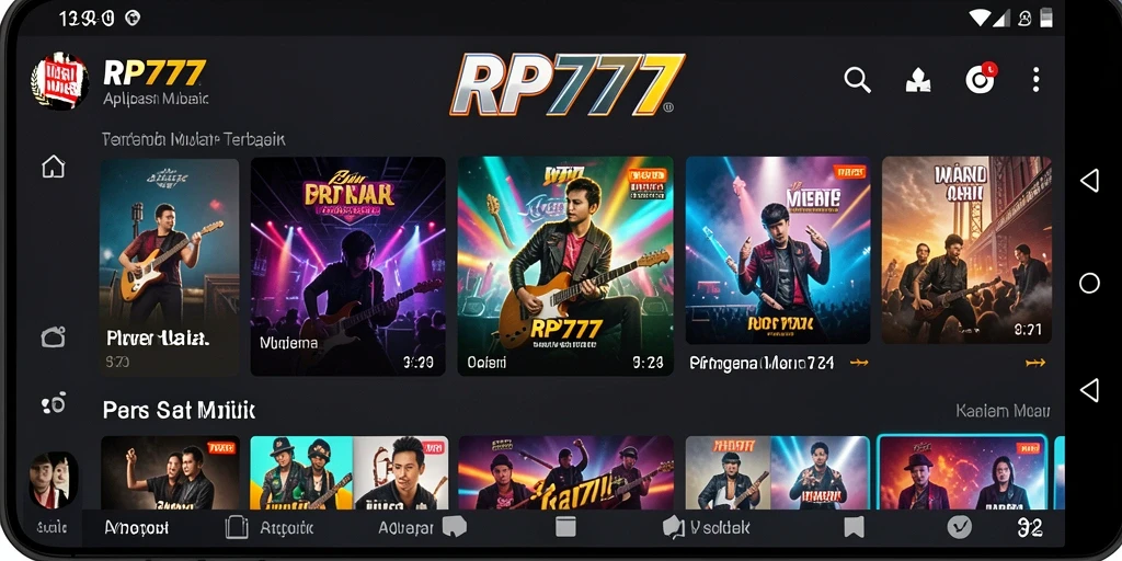 Screenshot gameplay RP777 menampilkan pengalaman musik interaktif yang seru.