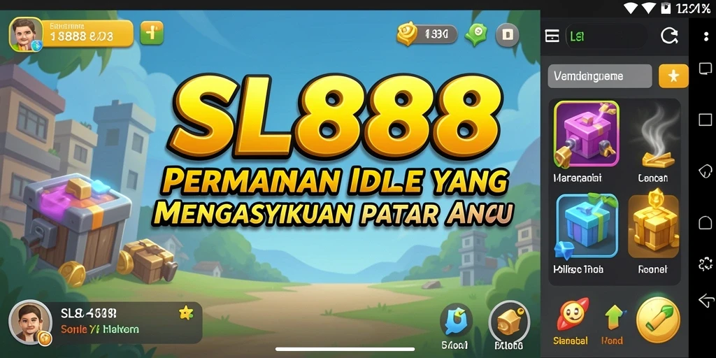 Tangkapan layar gameplay SL888 yang menampilkan mekanisme Idle yang seru.